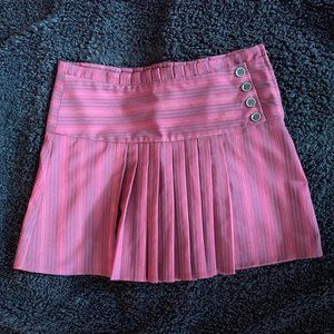 Lip Service Blacklist maroon pleated mini skirt